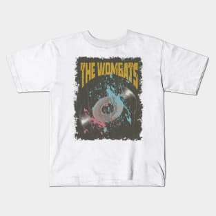 The Wombats Vintage Vynil Kids T-Shirt